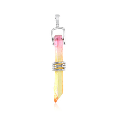 Ciondolo in argento con Quarzo Bicolore (MONOSONO COLLECTION)