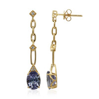 Orecchini in oro con Tanzanite (non riscaldata) (CIRARI)