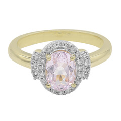 Anello in oro con Kunzite