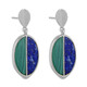 Orecchini in argento con Malachite