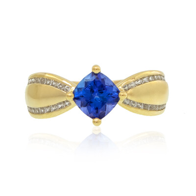 Anello in oro con Tanzanite AAA (de Melo)