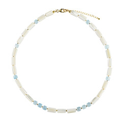 Collana in argento con Acquamarina