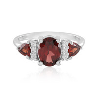 Anello in argento con Granato d’India