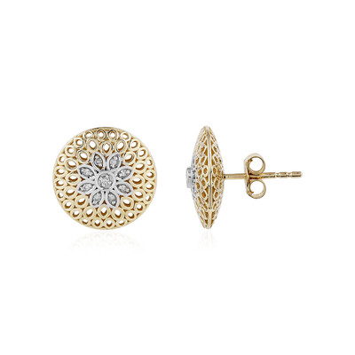 Orecchini in oro con Diamante I1 (I)  (Ornaments by de Melo)