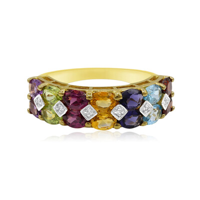 Anello in argento con Rodolite