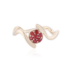 Anello in oro con Rubino Tanzania (de Melo)