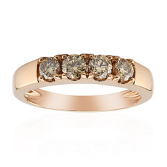 Anello in oro con Diamante Rose de France SI1 di Argyle