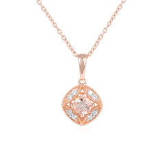 Collana in argento con Morganite