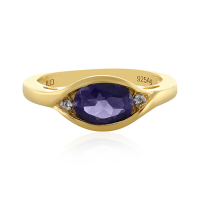 Anello in argento con Iolite