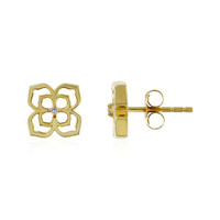 Orecchini in argento con Diamante I4 (J)