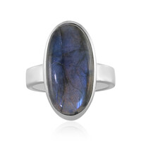 Anello in argento con Labradorite