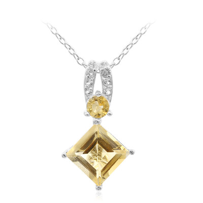 Collana in argento con Citrino