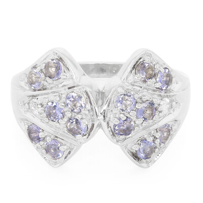 Anello in argento con Iolite del Madagascar