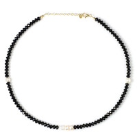 Collana in argento con Spinello Nero (Riya)