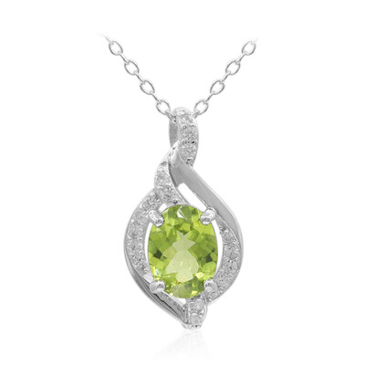 Collana in argento con Peridoto