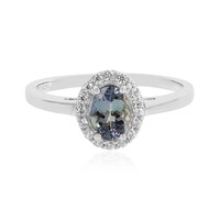 Anello in argento con Tanzanite (non riscaldata)