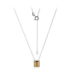 Collana in argento con Citrino