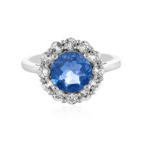 Anello in argento con Fluorite Cangiante