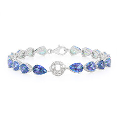 Bracciale in argento con Topazio Mistico Blu