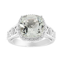 Anello in argento con Ametista Verde (Remy Rotenier)