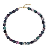Collana in argento con Fluorite
