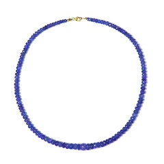 Collana in oro con Tanzanite