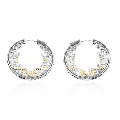 Orecchini in argento con Granato Mozambico (Dallas Prince Designs)