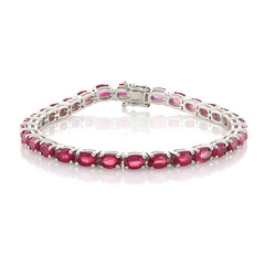 Bracciale in argento con Rubino del Madagascar