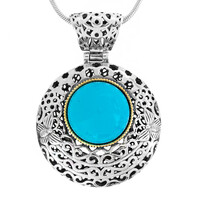 Collana in argento con Turchese Sonora
