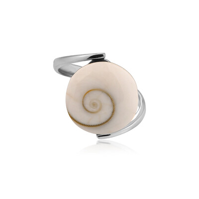 Anello in argento con Occhio di Shiva (Bali Barong)