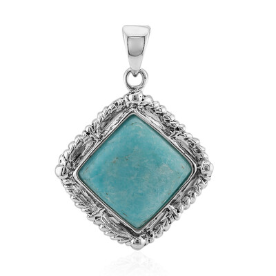 Ciondolo in argento con Amazzonite (Art of Nature)