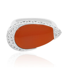 Anello in argento con Corniola