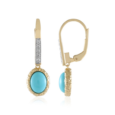 Orecchini in argento con Turchese Sleeping Beauty (Faszination Türkis)