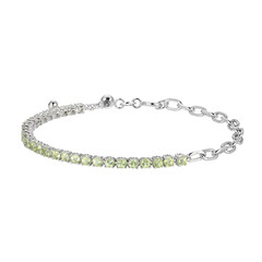 Bracciale in argento con Peridoto