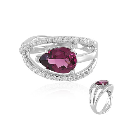 Anello in argento con Granato Malawi