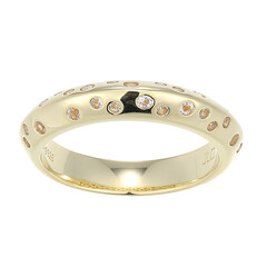 Anello in argento con Topazio Bianco (Adela Silber)