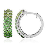 Orecchini in argento con Peridoto