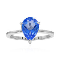 Anello in argento con Topazio Blu Indaco