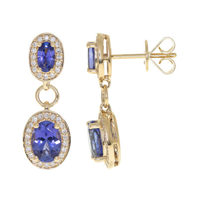 Orecchini in oro con Tanzanite AAA (CIRARI)
