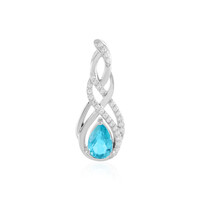 Ciondolo in argento con Topazio Paraiba