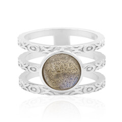 Anello in argento con Labradorite