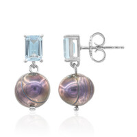Orecchini in argento con Perla di Acqua Dolce (TPC)