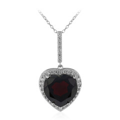 Collana in argento con Granato d’India