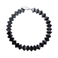 Collana in argento con Onice Nero