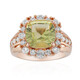 Anello in argento con Citrino Limone
