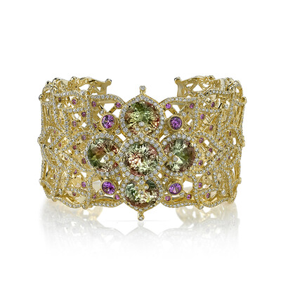 Bracciale in oro con Zultanite