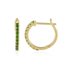 Orecchini in argento con Diopside Russo
