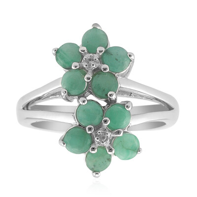 Anello in argento con Smeraldo