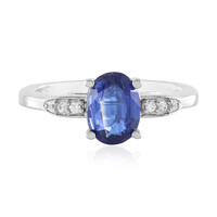 Anello in argento con Cianite del Nepal