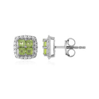 Orecchini in argento con Peridoto Arizona